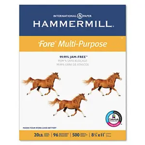 Hammermill 103267 Fore MP Office Machine Paper 96 Brightness 20lb Letter 5 000 Sheets/Carton
