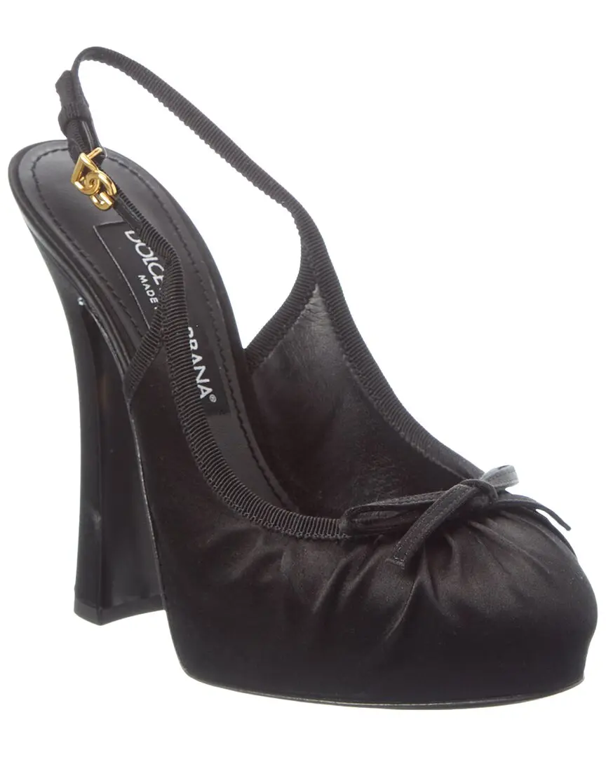 Dolce & Gabbana DG Satin Slingback Pump