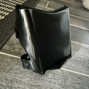 Motocutz Style Glossy Front Number Plate for Emotos - Durable and Stylish Design, Black Color, Durable and Stylish Design