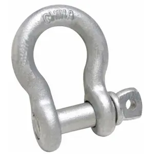 212 MAIN Heavy Duty Forged Steel Galvanized Finish .25in Screw Pin Anchor Shackle Clevis, Industrial Chain Hardware for Sailing Water Sports