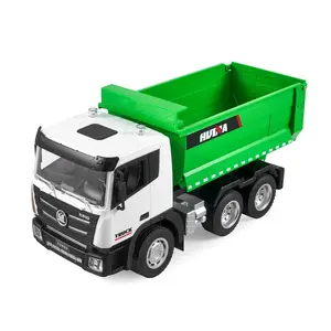VEVOR RC Dump Truck Toy, 9-Channel 1:18 Scale, Remote Control Dump Truck RC Construction Vehicle Truck Toy with Light & 2 Rechargeable Batteries Birthday Gift for Toddlers Kids Boys and Girls Age 8+