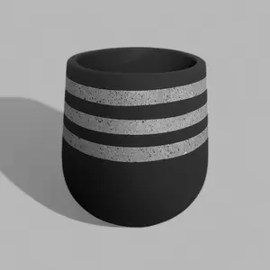 VT133S - PAINTED FOAM LITE & CONCRETE PLANTER