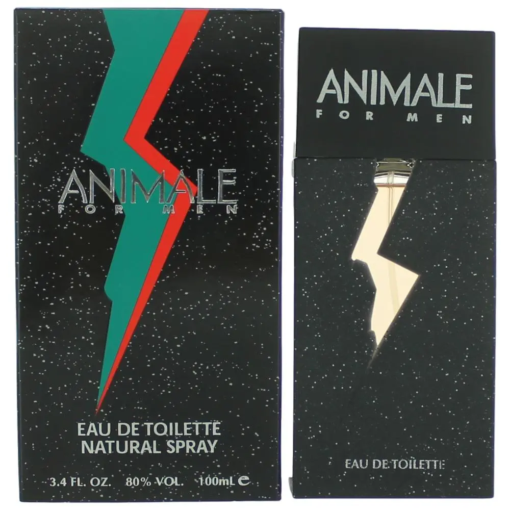 Animale Eau de Toilette Spray for Men, 3.3 oz (3 to 3.9 fl oz/100 ml perfume), Modern Edgy Scent with Natural Notes, Fragrance Statement Piece