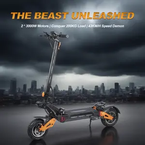 Nexus H9 Off-Road Warrior E-Scooter - 11" Off-Road Tires, 2*3000W Power, 60V-30Ah, IPX5 Protection