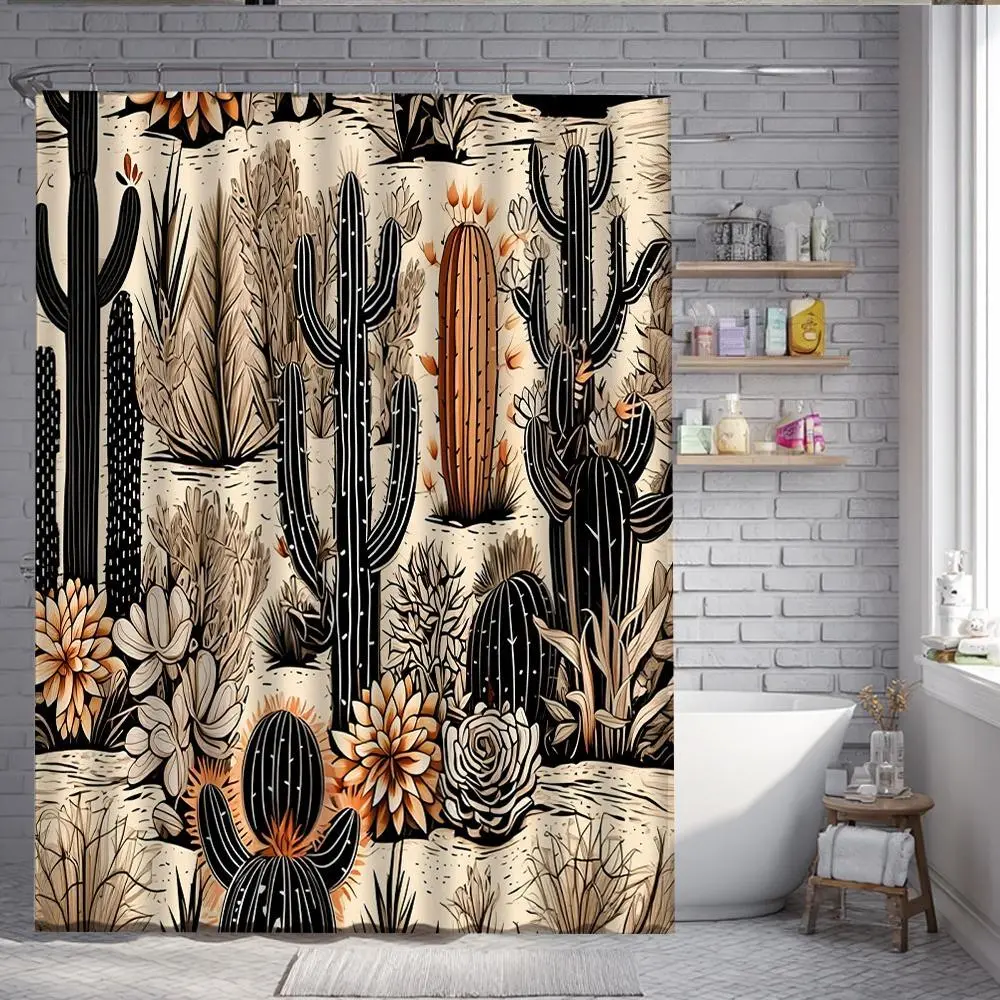 cactus shower curtain - TikTok Shop