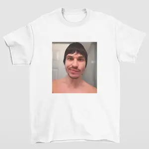 Cursed Martin Meme Graphic Tee Funny Gen Z Slushy Noobz Merch Shirt