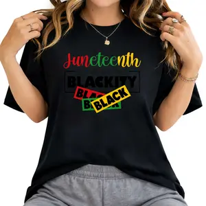 Juneteenth 1865 Shirt, Freeish Shirt, Black History Shirt,1865 Shirts, Black Lives Matter Shirt,Civil Rights,Melanin Shirts,Black Af shirt Cotton Top Womenswear Tshirt