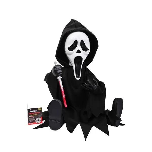 11-Inch Ghost Face Animated Sitting Slayer