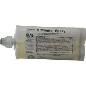 Devcon 400 mL Cartridge Two Part Epoxy 3 to 6 min Working Time, 1,900 psi Shear Strength DA051