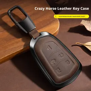 Suitable for Cadillac CT5 key case, XT5/XT4/CT6/XTS/XT6 car ATSL shell, CT4 metal case