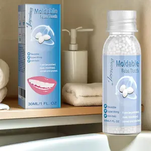 3pcs Solid Tooth Filling Material, Dental Repair Wax for Teeth Holes, Temporary Crown Cement, Dentures Temporary Fillings, Denture Gap Filler, Moldable False Teeth, Oral Care Supplies