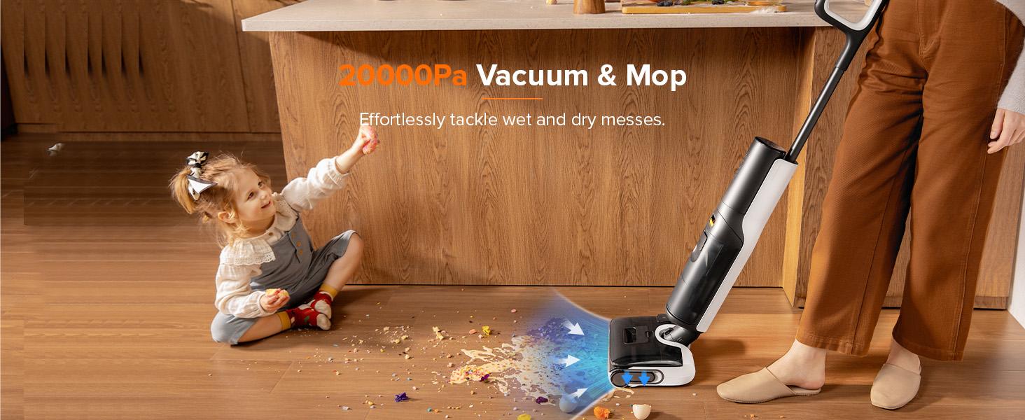 Roborock F25 Wet Dry Vacuum Cleaner, Cordless, All in One with 20000Pa, 194°F Hot Air Flash Drying & High temperature Self Cleaning #TikTokShopSpringGlowUp#TikTokShopSpringGlowUp #NewDropsForYou