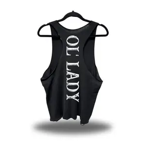 OL LADY SCOOP NECK STRINGER TANK TOP