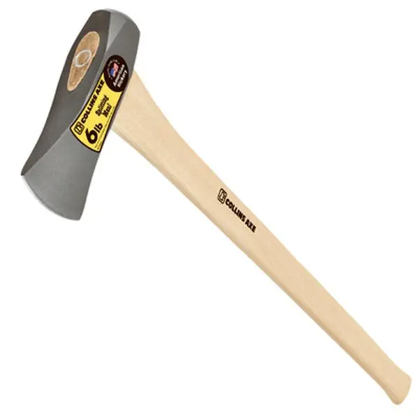 Truper TJ6AHC 6 lbs. Axe Eye Splitting Maul, Wood Splitting Maul, Replacement Handle, Split Wood