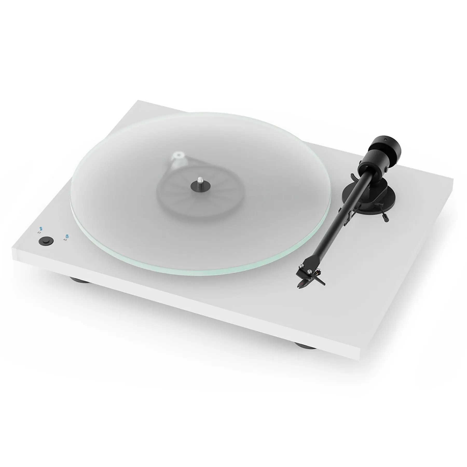 Pro-Ject T1 Phono SB Turntable - White, Turntable Lab Exclusive, for Audiophiles, with Adjustable Hinges, 33 / 45 Rpm, 11 lbs / 3.8 kg, 16.3 x 3.9 x 13.1 inches, Built-In Phono Preamp