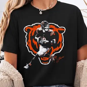 Unisex 100% Cotton Vintage Caleb Ice Man Football T-Shirt, Vintage Bears Football Team Grpahic Tee, Game Day Cheering Shirt for Fan