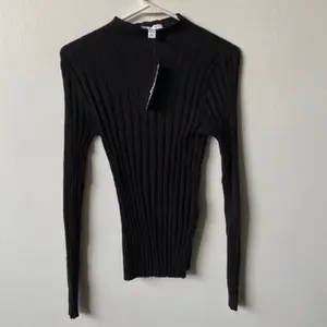 TOPSHOP Marled Ribbed Funnel Neck Sweater