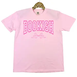 Bookish Bow Coquette Comfort Colors T-Shirt 'NLB'