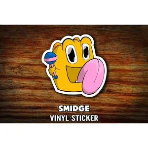 "Smidge the Gumdrop Goblin" Vinyl Sticker