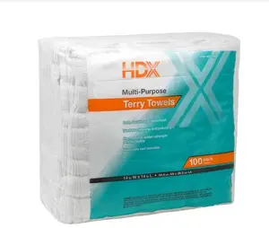 14 in. x 14 in. Terry Towels (100-Count)