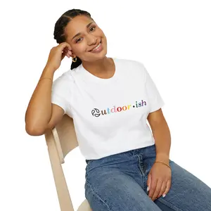 Outdoor-ish Unisex Softstyle T-Shirt, Perfect for Nature Lovers, Gift for Hikers, Casual Wear, Summer Relaxation, Sustainable Fashion