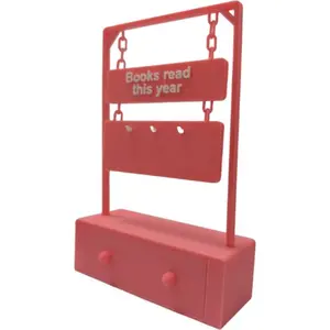 Hanging Book Counter, Book Holder with Digital Bookshelf Decor, Reading Counting Display, Home Decoration Accessory, Ideal for Libraries & Homes