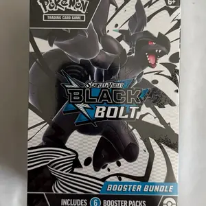 Pokémon Scarlet & Violet Black Bolt Booster Bundle 6 Packs Factory Sealed Trading Card Game