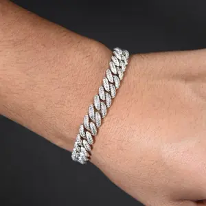 Moissanite Cuban Link Bracelets