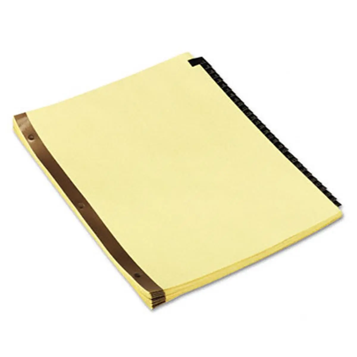 Universal  Leather-Look Mylar Tab Dividers 31 Numbered Tabs Letter Black/Gold Set of 31