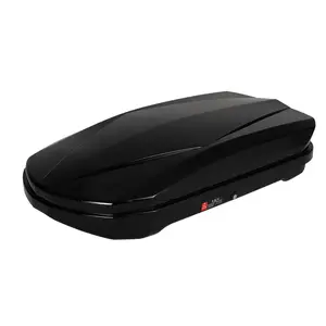 Garvee Hard Shell Rooftop Cargo Carrier, 12.4 Cubic Feet Dual-Side Opening Waterproof Roof Box for Cars, SUVs, and Vans with Roof Rack Compatibility, 165Lbs Capacity, and Security Locks for Safe Storage