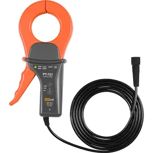 PINTECH AC Current Clamp Probe for Oscilloscope 100kHz Bandwidth, 10A/200A/1200A, High Precision Multimeter Current Clamp Meter with BNC Connector, PT-721