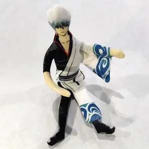 Anime Gintama Sakata Gintoki Kagura Cosplay Keychain Cotton Doll Slender Twistable Shape Room Decoration Festival Gift