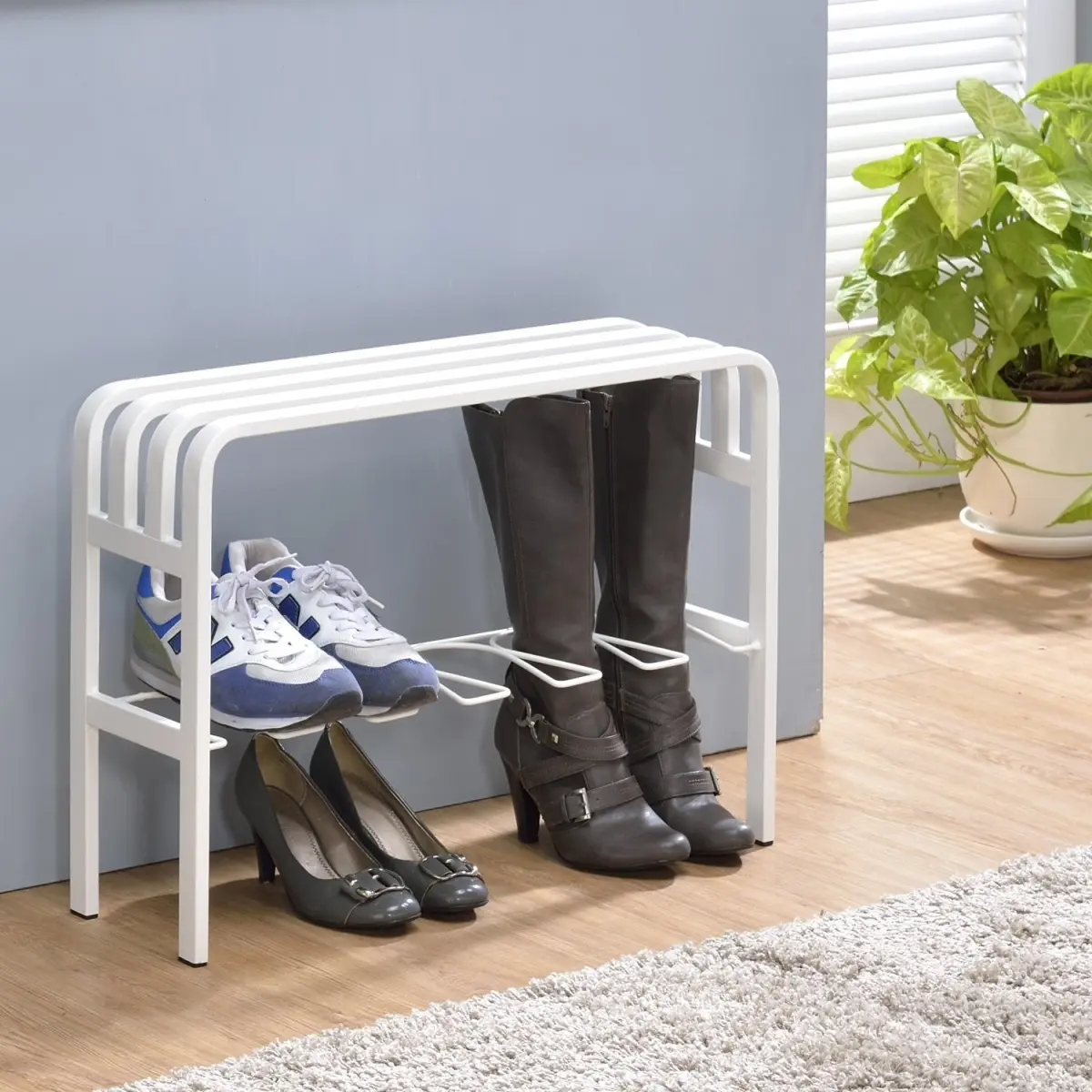 Proman Products ST17049 Horizon Entryway Bench - White