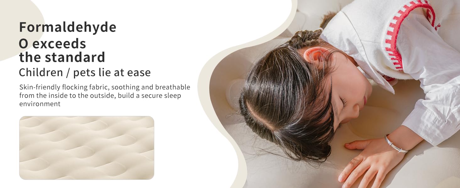 Naturehike Air Bed with Built-in Pump & Carry Bag – Inflatable Mattress For Home,Camping & Outdoor – Fast Inflation, Honeycomb Support, Lightweight