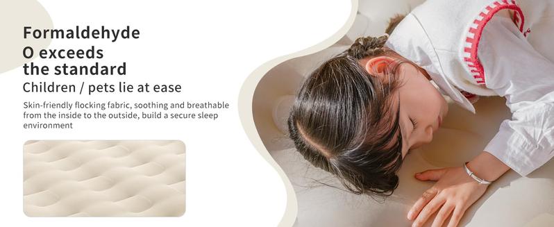 Naturehike Air Bed with Built-in Pump & Carry Bag – Inflatable Mattress For Home,Camping & Outdoor – Fast Inflation, Honeycomb Support, Lightweight