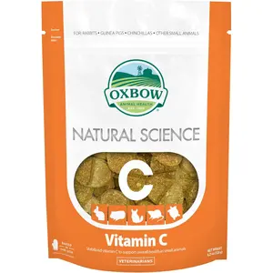 Oxbow Natural Science Vitamin C Supplement, Vitamin C for Guinea Pigs, Chinchillas, Rabbits and Other Small Animals, Made in the USA, Recommended by Veterinarians, 4.2 oz