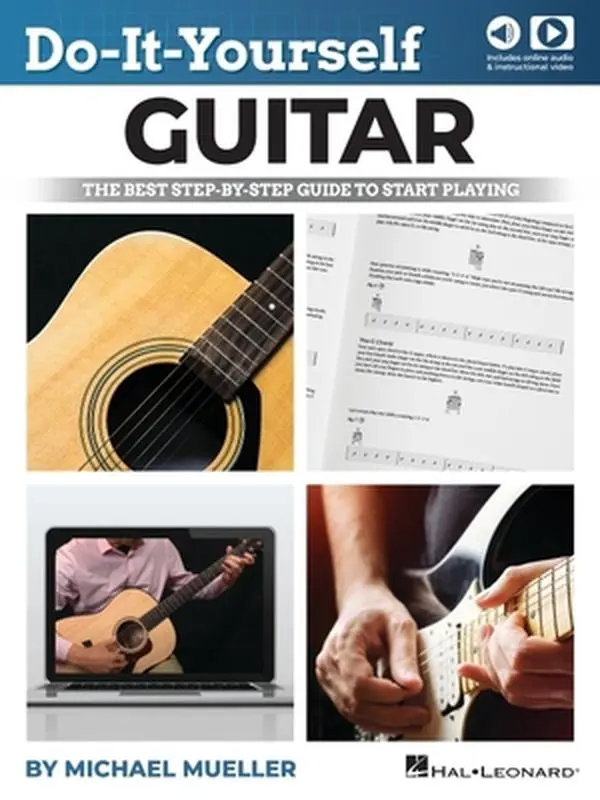 USED-Do-It-Yourself Guitar: The Best Step-By-Step Guide to Start Playing by Michael Mueller and Including Online Video and Audio by Mueller, Michael (Paperback)