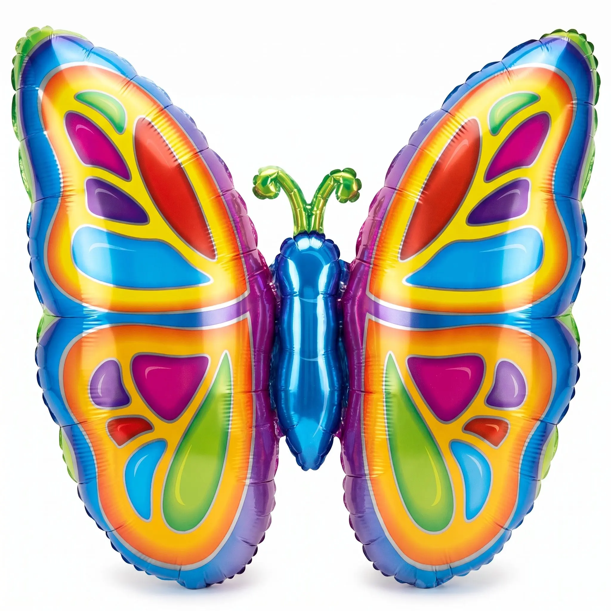 Vibrant Butterfly Foil Super Shape Balloon - 26 Inch
