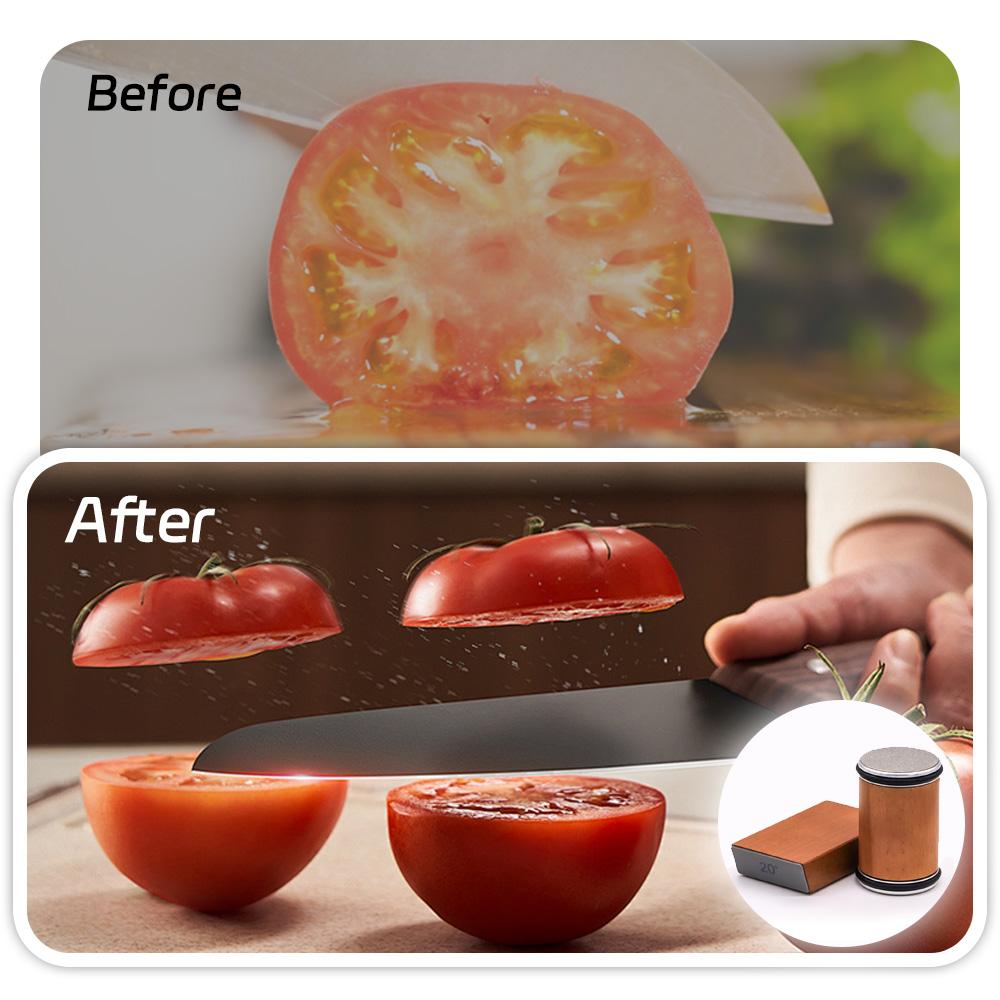 Sharpening Tool with Rotating Blade Set Adjustable 15° & 20° Angles for Any Steel Hardness Perfect Gift for Friends Relatives Carnival Halloween Christmas