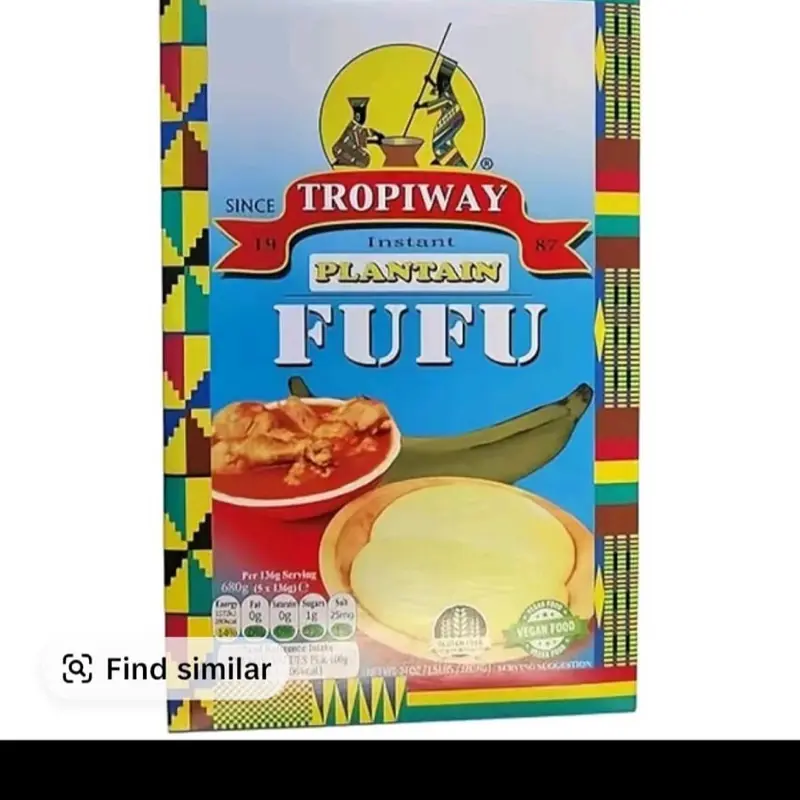 Tropiway Plantain Fufu Flour 24oz (680g)