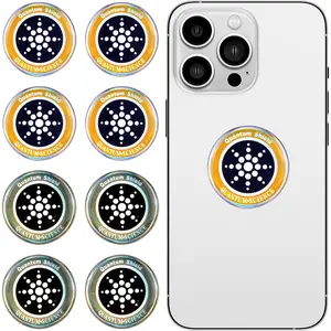 8-Pack Cell Phone Protection Neutralizer Stickers – Radiation Blocking & Energy Balancing Stickers for Phones, Tablets, Laptops & All Electronic Devices (Gold + Silver)