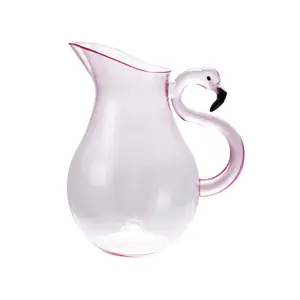2.5 Quart Acrylic Pink Flamingo Pitcher