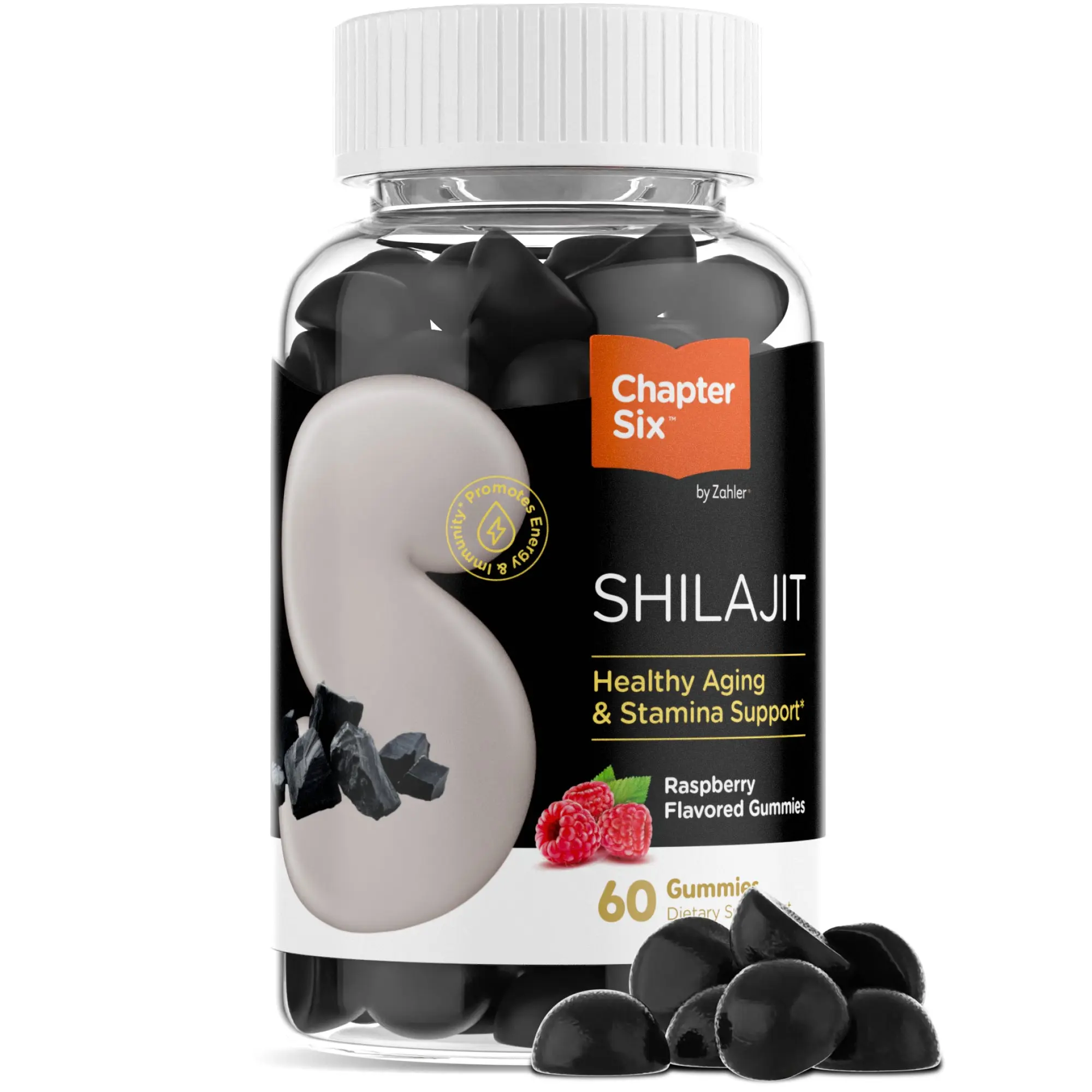 Zahler Shilajit Gummies, Dietary Mineral Supplement for Fitness, Energy Focus Support
