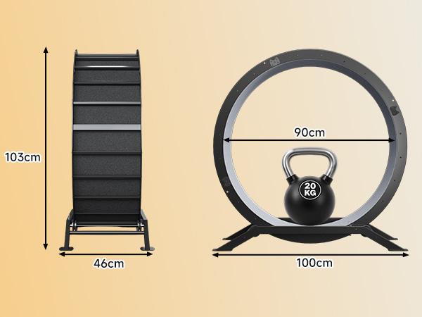 COMHOMA Cat Wheels, 40" Diameter, Large Cat Exercise Wheel for Indoor Cats Cat Treadmill Metal with Detachable Carpet & Teaser/Stickers Ultra-Quiet Scroll Wheel with Latch Safe and Stable COMHOMA Cat Wheels, 40" Diameter, Large Cat Exercise Wheel for Indoor Cats Cat Treadmill Metal with Detachable Carpet & Teaser/Stickers Ultra-Quiet Scroll Wheel with Latch Safe and Stable