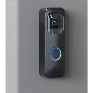 Anti-Theft Video Doorbell Mount Bracket, No Drilling Required Easy Installation, Secure Fit for Blink Camera, Adjustable Angle Motion Sensor Compatible, Durable Weatherproof Design (Black) adjustable  door  hinge