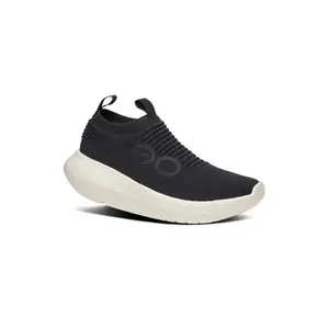 OOFOS OOmy Zen Chalk Black Shoes Sneakers Womens Sizes W6-W11 NEW