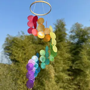 Colorful rotating wind chimes, Decorative outdoor courtyard decoration, birthday gift, gift for your lover, gift for your mother, graduation gift, Valentine's Day gift