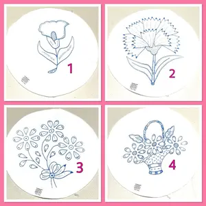 Tortillero para bordar - Diamante Fabric Stamped Embroidery - Bordado - Tortilla Warmer Fabriic