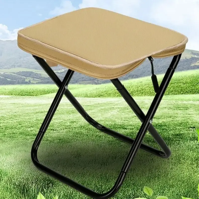 Ultra-Light Portable Folding Camping Stool, Handbag Style Fishing Chair, Ideal for Hiking, Climbing, and Outdoor Activities