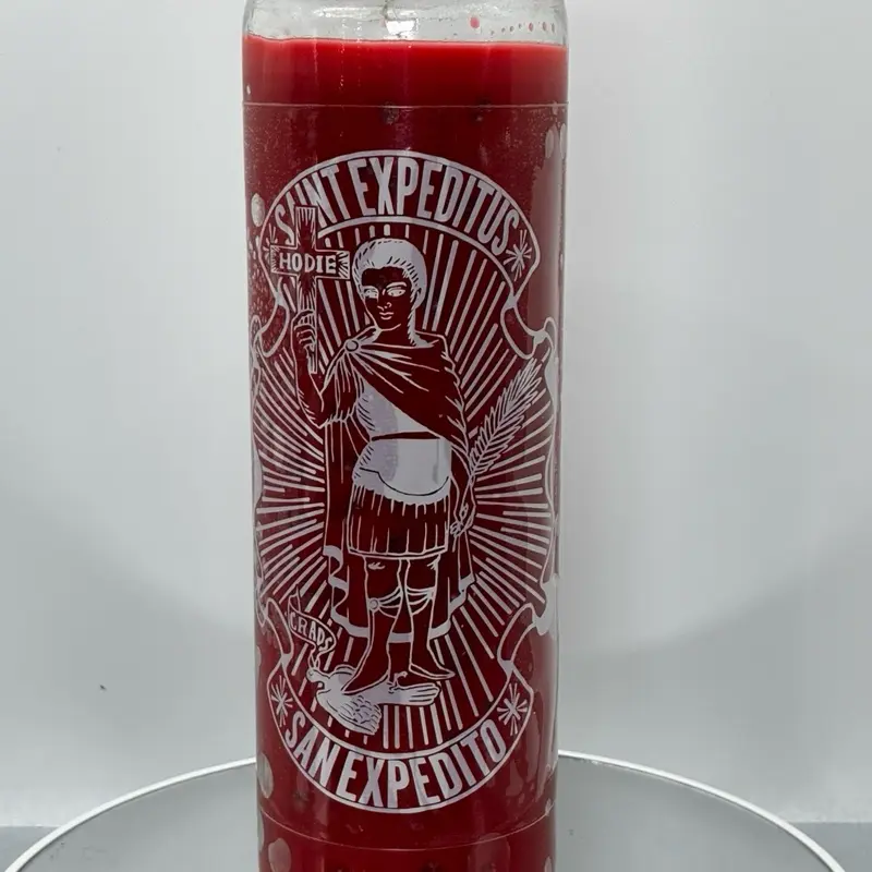Saint Expedite Candle